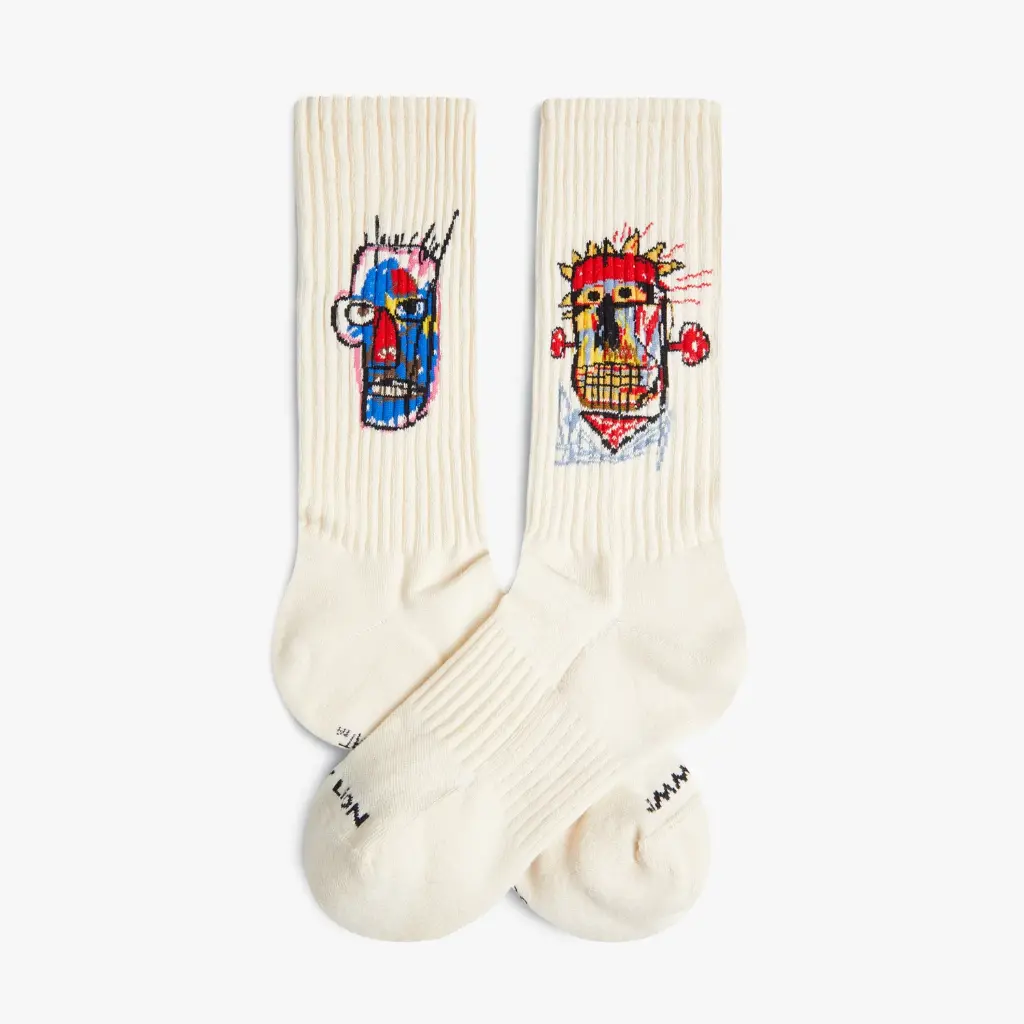 Calcetines Athletic Basquiat Heads 1982 JIMMY LION (36-40)