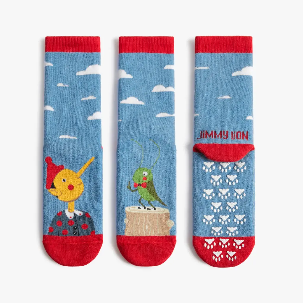 Calcetines  antideslizantes KIDS PINOCCHIO  Azul  JIMMY LION 