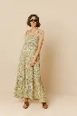 Vestido tirantes multicolor nido abeja 