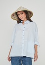 Camisa rayas azul oversized