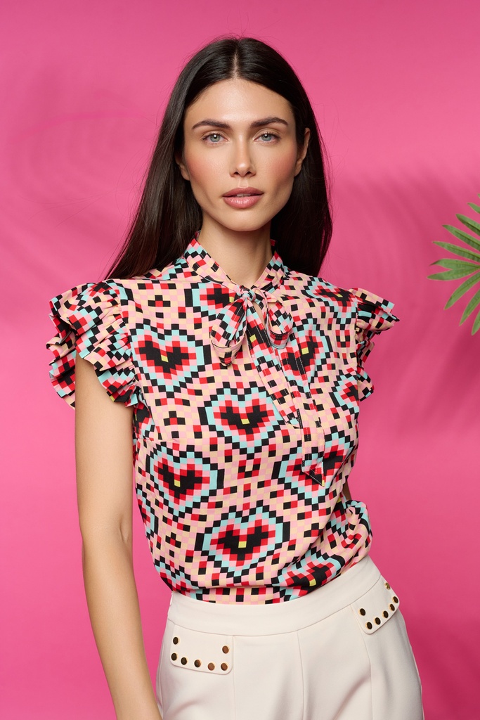 Top corazones pixel 