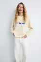 Sudadera ST TROPEZ ecru