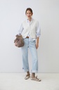 Chaleco punto off white 