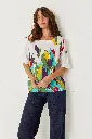 Camiseta diseño multicolor 