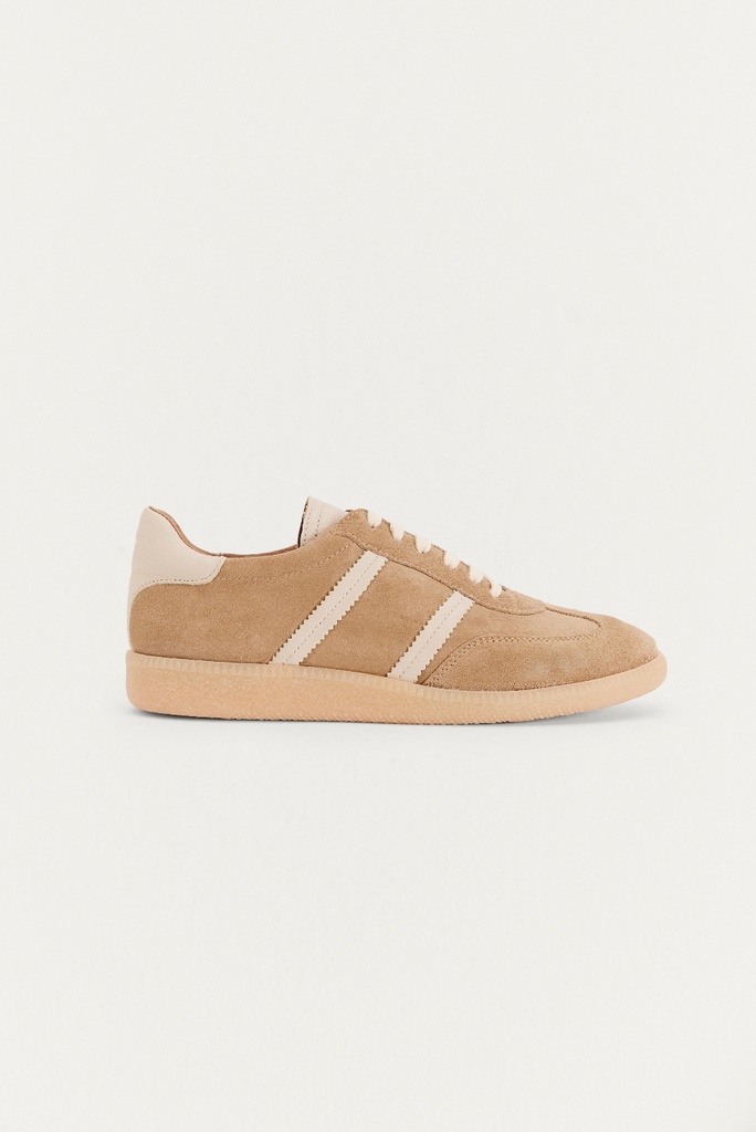 Sneakers serraje camel