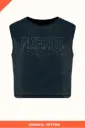 Camiseta crop flipante 