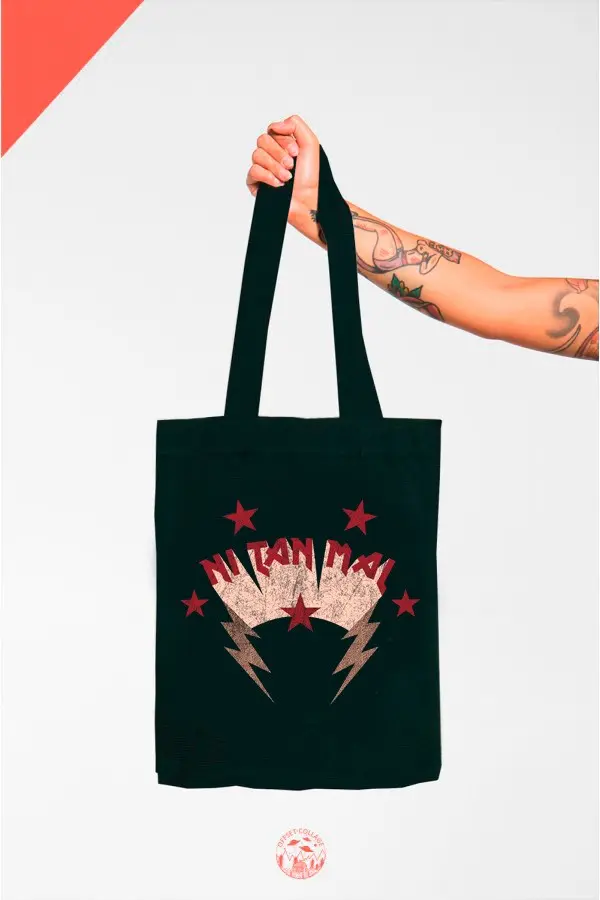 Bolsa tote bag Ni tan mal 