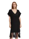 Vestido Scotch & Soda punto pointelle con flecos