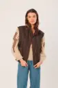 Chaleco teddy reversible 