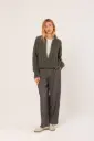 Chaqueta ochos algodón kaki 