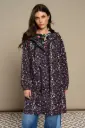 Chaqueta impermeable print guepardo
