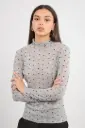 Camiseta estampado de lazos pequeños