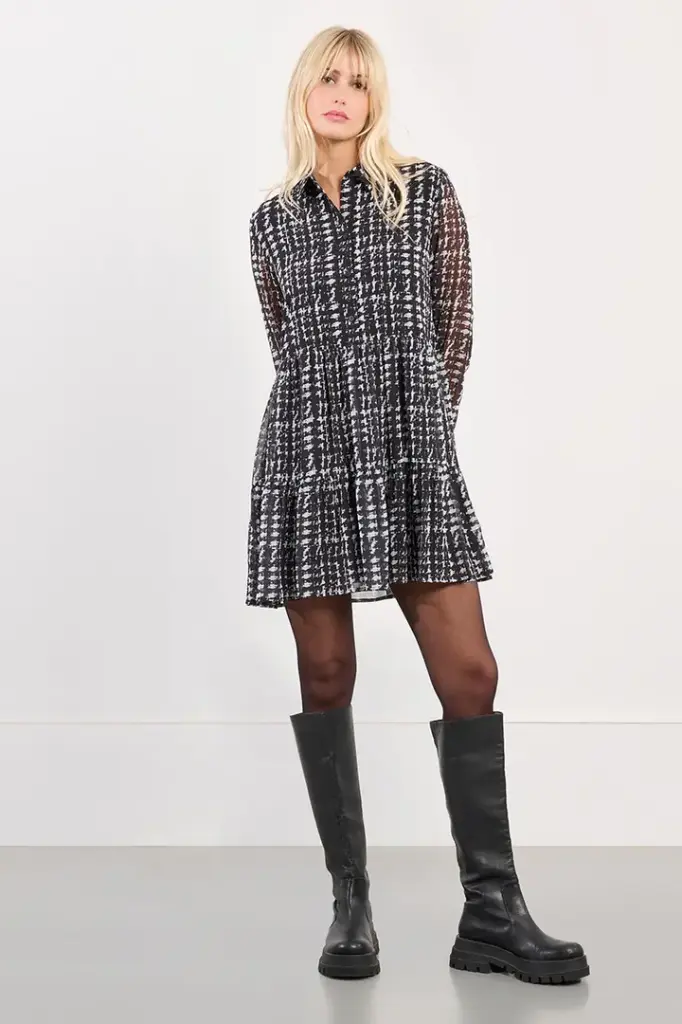 Vestido camisero cuadros  LILI SIDONIO (L)