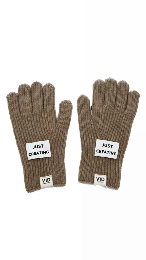 Guantes JUST CREATING color almendra