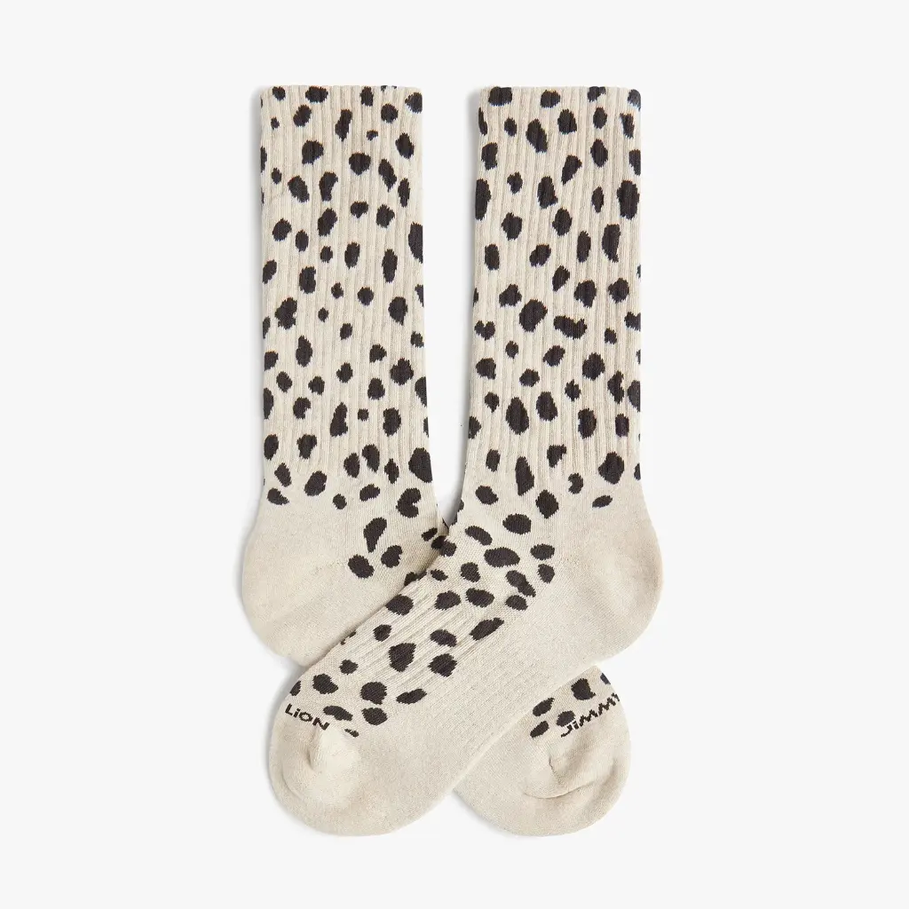 Calcetines  Athletic Cheetah Print beige
