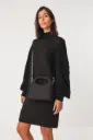Bolso cuadrado pequeño negro SKFK