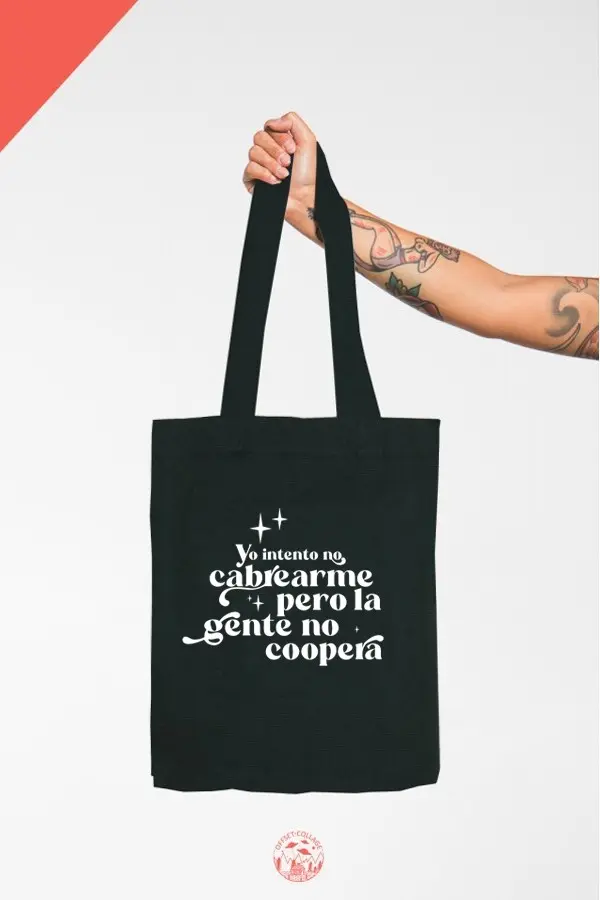 Bolsa Yo intento no cabrearme