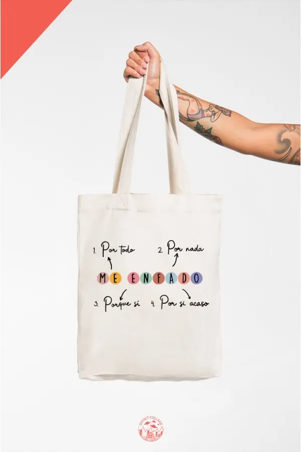 Bolsa me enfado por todo  OFFSET COLLAGE