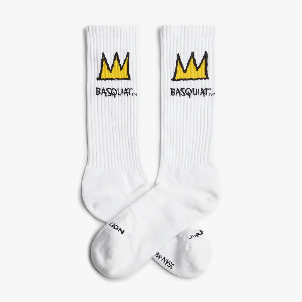 Calcetines BASQUIAT CROWN  blanco  JIMMY LION  (36-40)