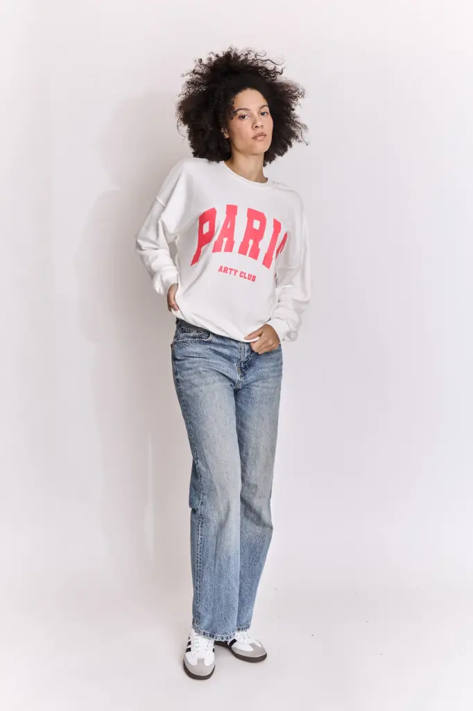 Sudadera PARIS color blanco 