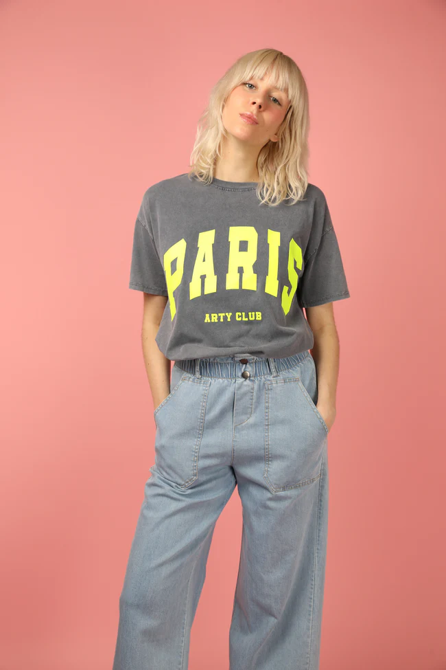 Camiseta PARIS color azul noche 