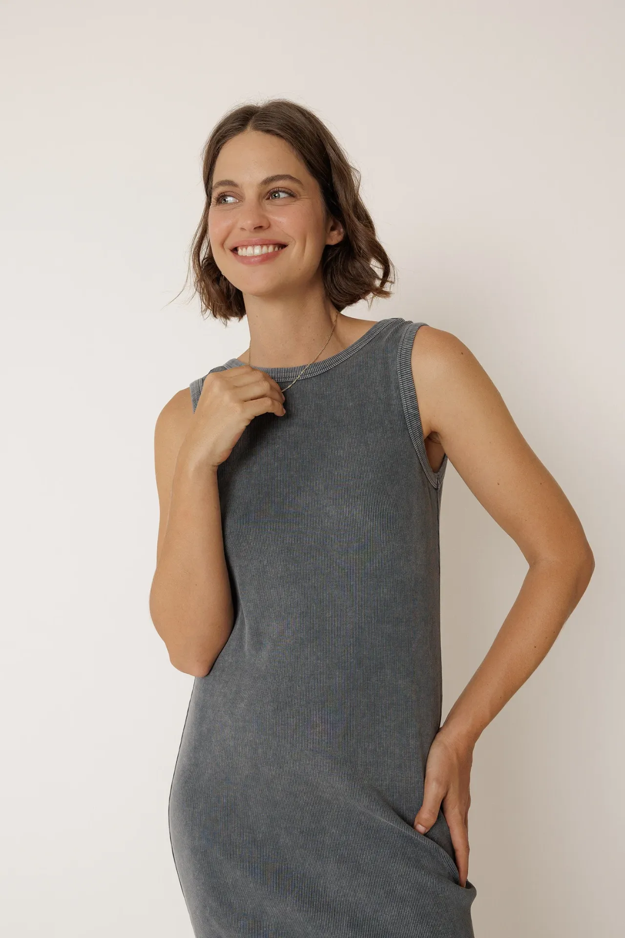 Maxi vestido algodón INDI & COLD (XS)