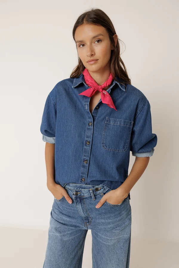 Pañuelo blockprint INDI & COLD