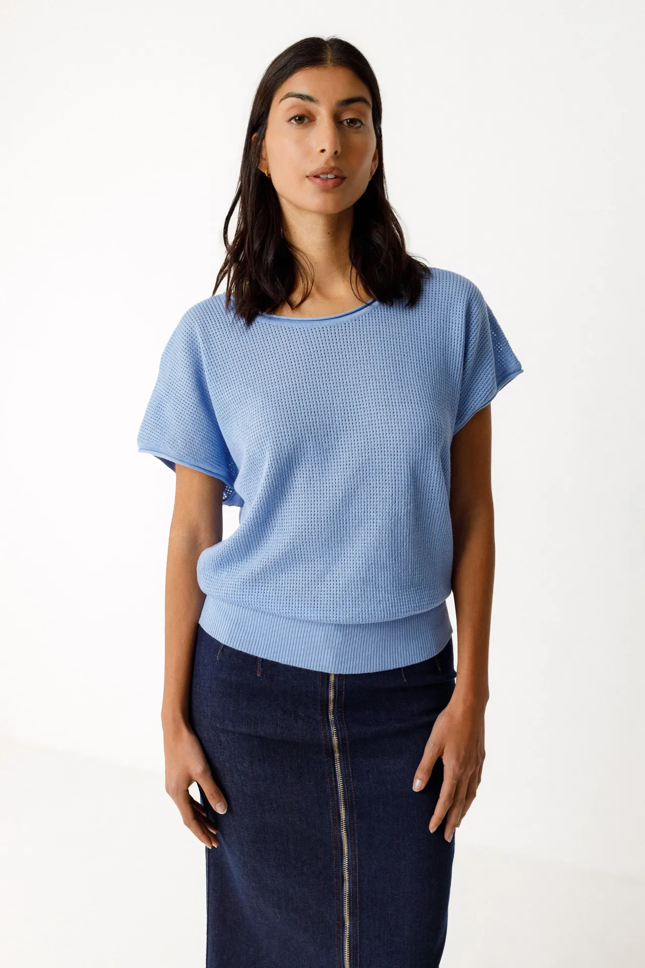 Camiseta ZELIA-GOTS azul cielo SKFK
