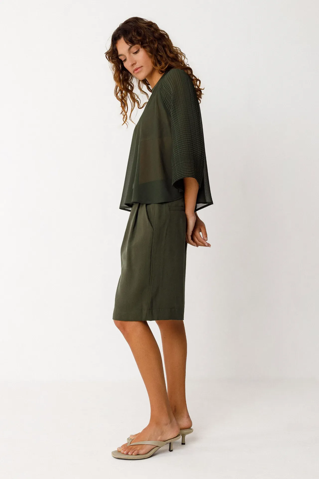 Bermuda LAIDA verde botella SKFK (38)