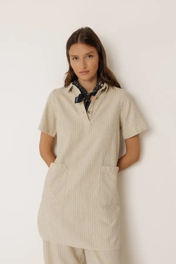 Vestido cuello polo INDI & COLD (XS)