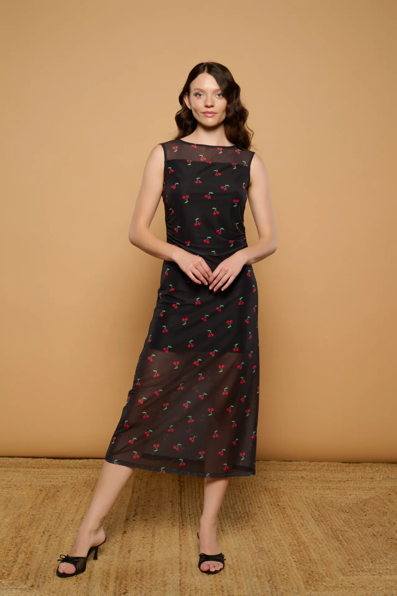 Cherry dress MINUETO (S)