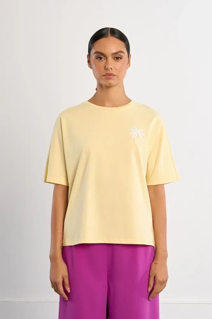 Camiseta palmera yellow LILI SIDONIO (XS)