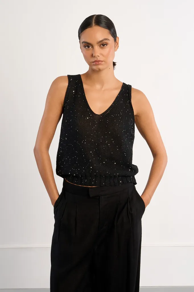 Top tejido brillante LILI SIDONIO (XS)