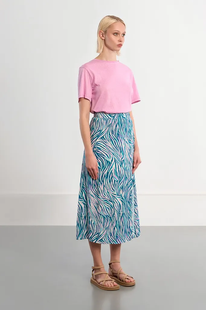 Falda larga multicolor LILI SIDONIO (XS)