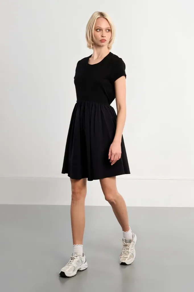 Vestido falda plisada ajustable LILI SIDONIO