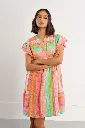 Vestido estampado multicolor LILI SIDONIO