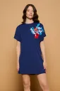 Blue grana dress MINUETO