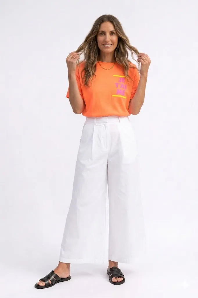 Camiseta JE TÁI ME color orange