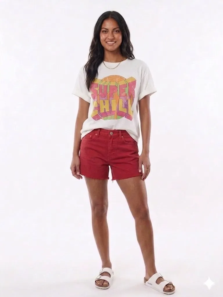 Camiseta SUPER CHILL color blanco