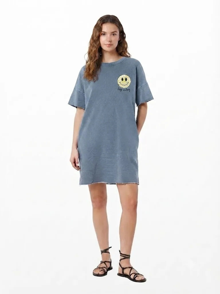 Vestido SMILO color azul denim
