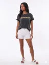 Camiseta AMOUR negro & glitter dorado