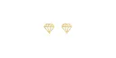 Pendientes forma diamante