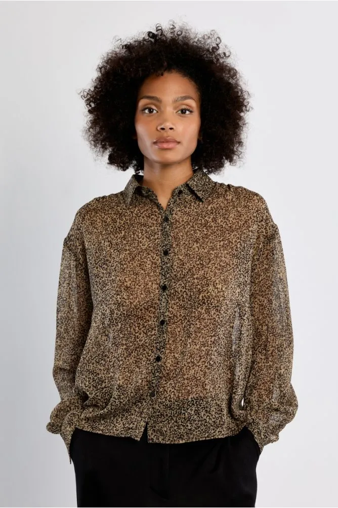 Camisa estampado animal LILI SIDONIO (XS)