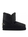 Botas MOU Eskimo 18 rhinestone logo negro metalizado MOU BOOTS