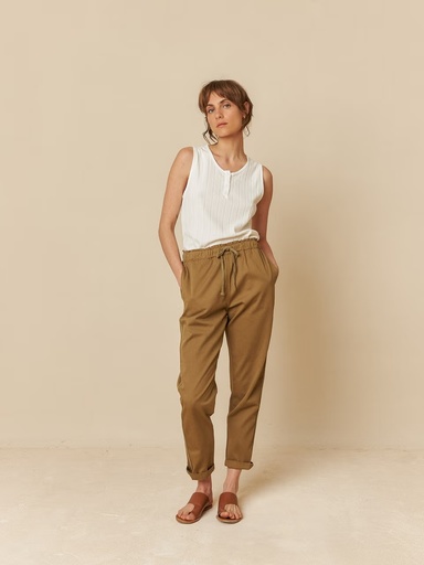 [VF306] Pantalón jogger Khaki 