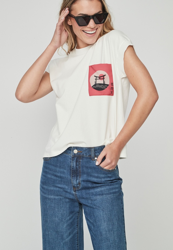 Camiseta motivo japonés 