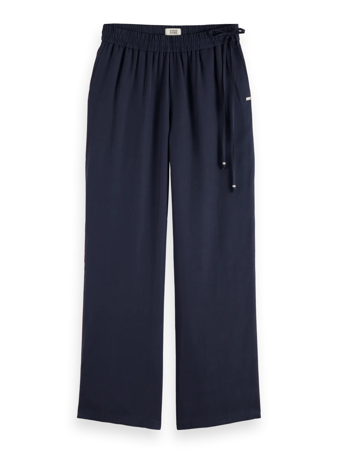 Pantalón pierna ancha azul noche 