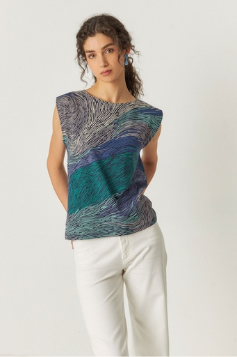 Camiseta cuello barco