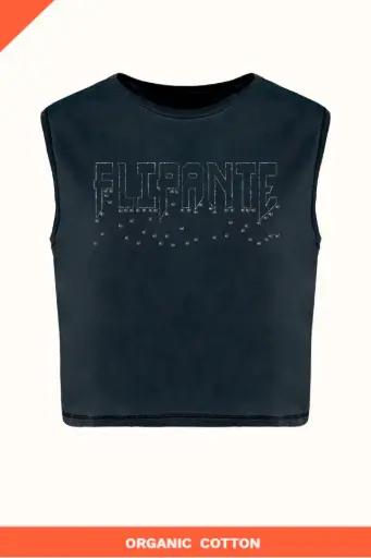 Camiseta crop flipante 