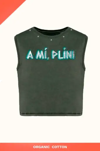 Camiseta crop a mí, plín 